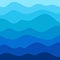 Stylized wave background in vector