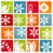 Stylized Winter Holiday Icons