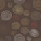 Stylized wooden spirals, hand drawn seamless pattern for interior design, wallpapers and ceramic tiles