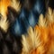 Stylized Woodpecker Feathers: Photorealistic Compositions In Vibrant Colors