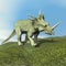 Styracosaurus dinosaur - 3D render