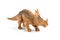 Styracosaurus dinosaur figure toy isolated on white