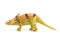 Styracosaurus dinosaurs toy on white background