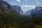 Subalpine terrain meadows and high granite mountains Yosemite National Park