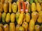 Subang Jaya,Malaysia - 17 May 2022 : Fresh Papaya fruits display for sell in the supermarket with selective focus