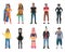 Subcultures People Icons Set