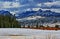 Sublette Peak in the Absaroka Mountain Range on Togwotee Pass as seen from Dubois Wyoming