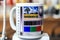 Sublimation mug designer production machine print pictures an coffee cup design
