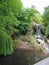 Sublime panoramic view of a cascade Daiza