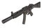 Submachine gun MP5 with silencer