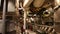 Submarine engine room panorama