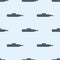 Submarine tankers ship boat background vector illustration seamless pattern background