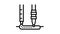 submerged arc welding line icon animation