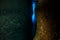 Submerged Cavern and Blue Light in Solomon Islands