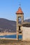 Submerged Church of Mavrovo Lake, Macedonia