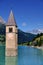 Submerged Church Tower, Graun im Vinschgau, Italy
