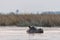 Submerged hippotamus in the Okavango Delta