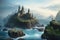 Submerged ruins Incorporate foreground elements made with generative ai