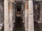 Submerged underground of Prasanna Virupaksha temple, Hampi, Karnataka, India