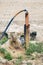 Submersible pumps drainage system dewater construction sites