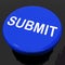 Submit Button Shows Submitting Submission Or Application