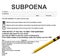 Subpoena description blank form