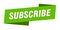 subscribe banner template. subscribe ribbon label.