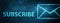 Subscribe (email icon) special blue banner background
