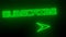 Subscribe green blurry neon title with arrow and neon earth animation. Advertising banner with challenge for subscribe