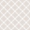 Subtle beige and white vector geometric ornament. Seamless pattern with squares