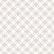 Subtle diamond grid texture. White and beige vector geometric seamless pattern