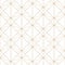 Subtle golden vector geometric seamless pattern with diamond grid, thin lines