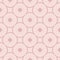 Subtle minimal floral pattern in pink colors. Geometric texture with circles