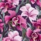 Subtle orchid pattern