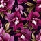 Subtle orchid pattern for travel