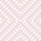 Subtle pink geometric seamless pattern. Vector abstract wicker ornament texture
