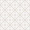 Subtle vector seamless pattern with grid, lattice. Beige and white ornament