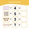 Subtraction for Kids. Counting Game for Preschool Children. Additional math games for kids.