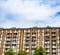 suburban buildings of Rozzano, Milan, Lombardy, Italy