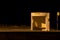 Suburban Canberran Bus Shelter at Night