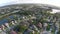 Suburban homes in Florida aerial view