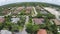 Suburban homes in Florida aerial view