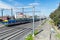 Suburban Metro trains in Springvale, Melbourne