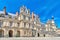 Suburban Residence of the France Kings - facade beautiful Chateau Fontainebleau.