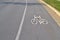 Suburban Roadway Bike Lane