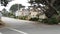 Suburban street, residential district, houses or homes, California architecture.