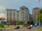 Suburbian street with apartment buildings in Alba Iulia