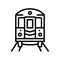 subway new york line icon vector illustration