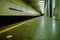 Subway platform - silent night without people, business concept