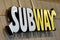 Subway restaurant signage